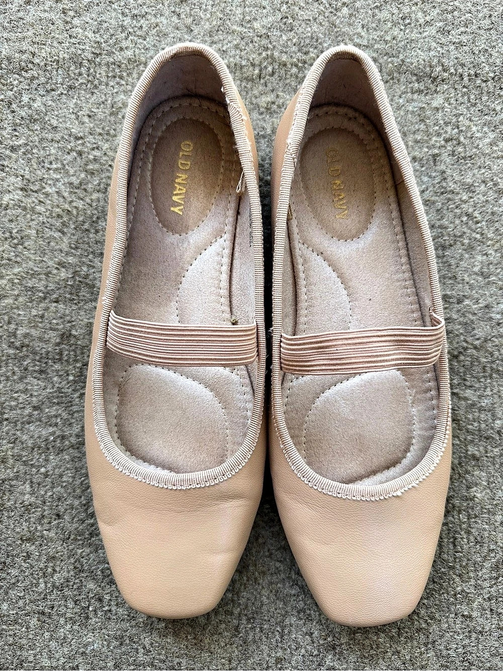 Old Navy Leather-Look Mary Jane Flats